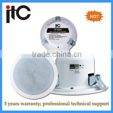 IP Network Audio PA System hanging POE Ceiling Speaker