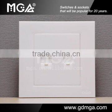 MGA A9 Series A9-E0103 telephone wall socket and network wall socket