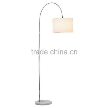 2017 hotel decorative floor lamp arc with mable base and linen shade good for inn decor high end