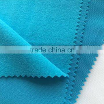 Track suits fabric 100%polyester no azo dyeing technics clinquant velvet /super poly