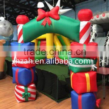 Christmas Decorative Inflatable Gift Box Archway