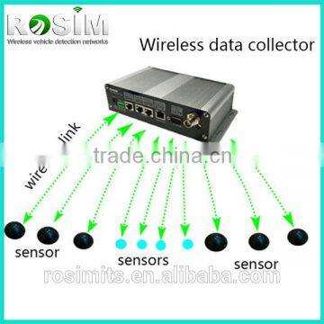 Wireless parking space detector magnetic parking sensor for smart parking system