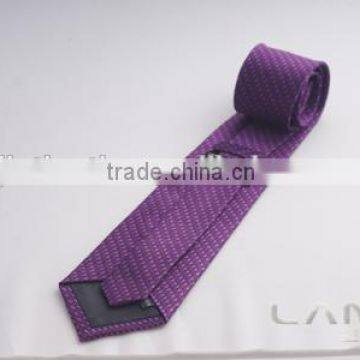 2016 Fashion Trendy Purple Jacquard Silk Woven Mens Skinny Tie for Sale