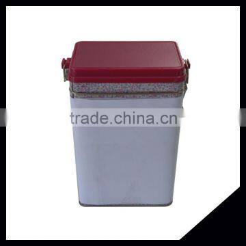 First Grade Large Fine Rectangle Bulk Metal Tea Tin With Metal Buckle