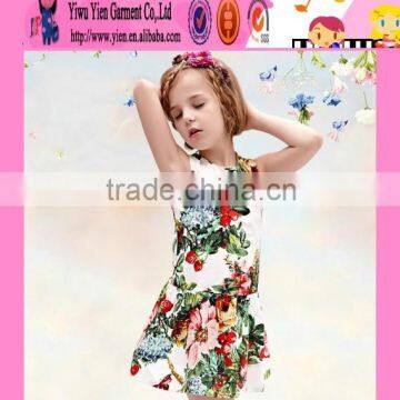 2016 Baby Flower Butterfly Ready Made Kids Dress Original Selling Summer New Design Kids Dress photo-2