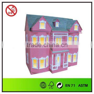 empty high quality big doll house toy villa