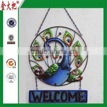 High Quality Factory Price bird decorative metal welcome sign