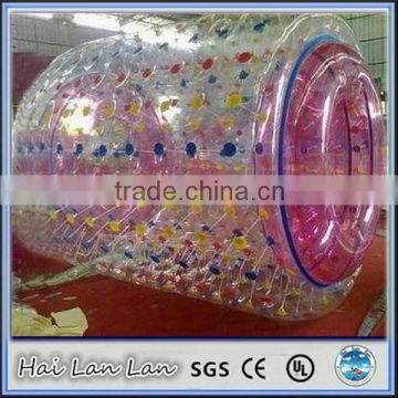 2015 hot sale inflatable roller for water for kid