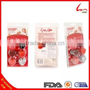 Many Kinds Of Color Pretty Heart-shape Aluminum Foil Chocolate Molds