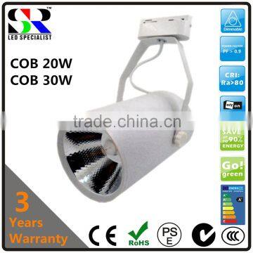 high CRI bright 20W 30W cob led track light