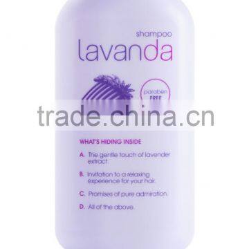 Hair Shampoo Lavanda Gentle Touch of Lavander Extract - 200ml. Paraben Free. Made in EU