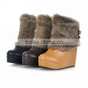 lady winter fashion pumps high heel warm boots XW317