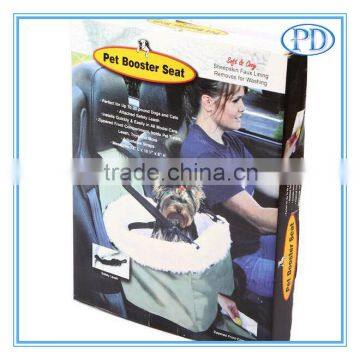 Pet Booster Seat With Zipper Storage Pocket