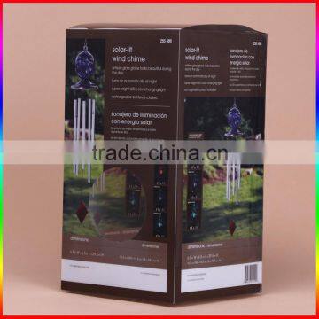 aeolian bells PVC packaging box plastic box