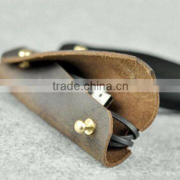 Boshiho New Design Genuine leather Earphone Cover