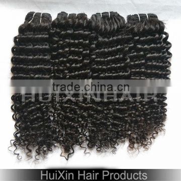 Afro Kinky Curly Human Hair weave Blonde Hair 16inches Peruvian