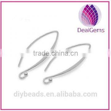 Wholesale New Style 925 Sterling Silver Fishhooks for Earring and Clasps & Hooks Jewelry Findings
