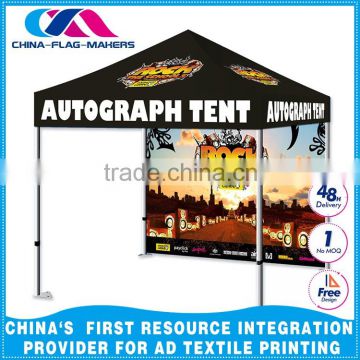 Outdoor custom printed trade show 3x3M folding canopy event tent