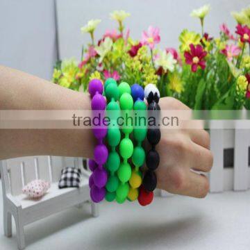 Fashion Candy Ball Shape Silicone Bead Bracelet