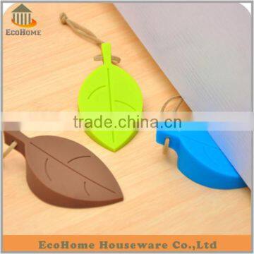 EC054AM silicone door stopper Wedge Finger Protector in leaf style