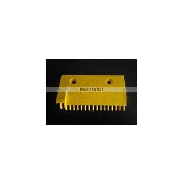 2L08319 Escalator Comb Plate 109*89mm, 12T, ABS, Yellow, Center