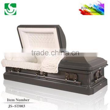 JS-ST003 wholesale best price steel casket