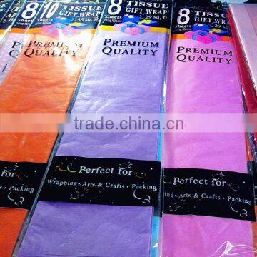 High quality custom printed tissue paper