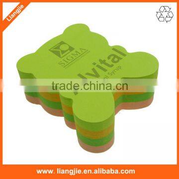 Customized Die-cut shaped memo sticky note pad