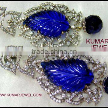 Designer Blue Color Earrings