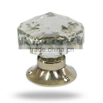 Cut Glass Pyramid Style Clear Glass Mortice