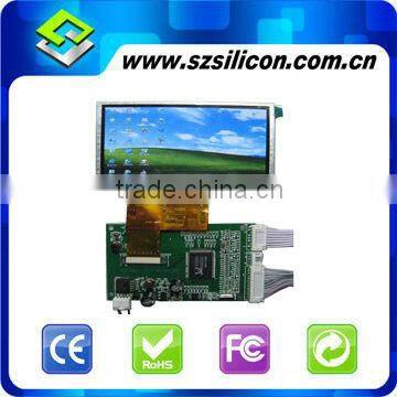 digital 4.3inch TFT module with 2way CVBS+VGA