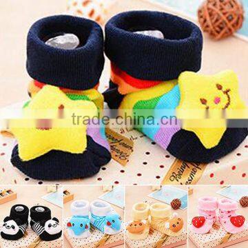 New Arrival Baby Boy Girl Anti Slip Boots Shoes Cartoon Animal 0-12 Months Newborn Cotton Socks photo-2