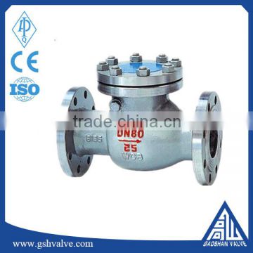 DN80 WCB flange swing check valve