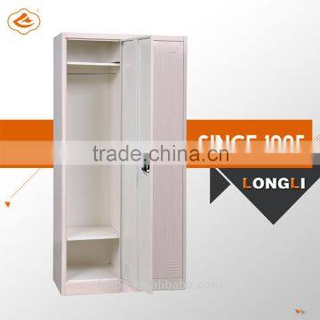 Transfer Printing 2 Door Metal Wardrobe Cabinet photo-3
