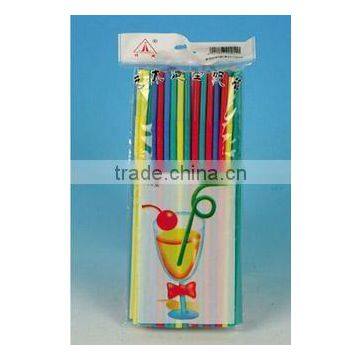 Plastic artistic straws