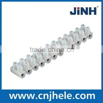 PE PP PA H U type Wire Barrier Terminal Blocks brass screw plastic Terminal Block Connectors