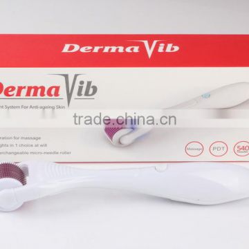 540 Needles Micro Needle Roller Super Silence Multifunction PDT Interchangeable Roller Derma Vib, Electric dermaroller