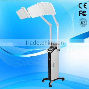 Dual panel LED phototherapy light equipment for skin care