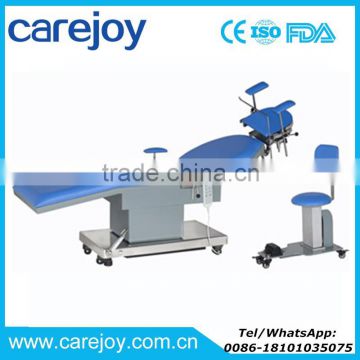 2016 new medical Stainless Steel Electric ENT Examination hydraulic surgical operation table