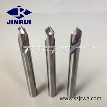 CNC Solid Carbide Spotting Drill For Titanium Drilling