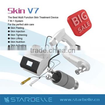 Portable 6 in 1 ultrasonic rf bio fat slimming beauty salon equipment