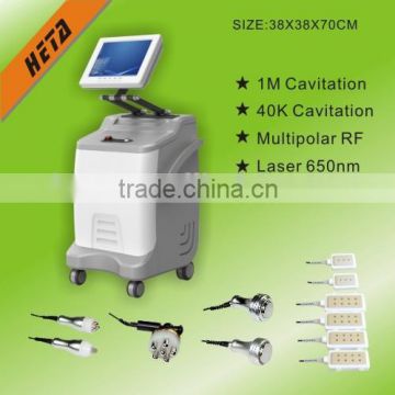 Wrinkle Removal H-3006B Good Seling! Ultrasonic Cavitation 100J Ultrasonic Vacuum Cavitation Slimming Machine Ultrasonic Liposuction Cavitation Slimming Machine