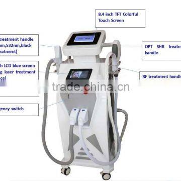 "2016 New Machine" OPT SHR + Elight(IPL RF) +RF +Nd Yag Laser Multi Use Salon Equipment photo-2