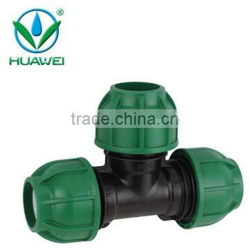 Various PP Compression Stainless Quick Clamp Pipe Fitting