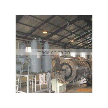 Renewable tire/plastic recycling plant