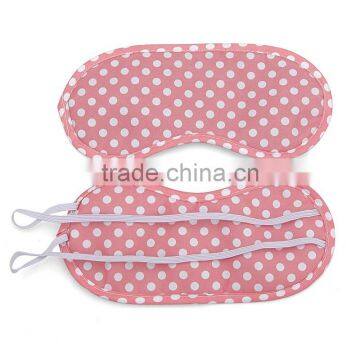 Bulk Hotel Travelling Polka Dot Airplane Cotton Sleeping Eye Mask Shade Blindfold Eyes (XJHL92)