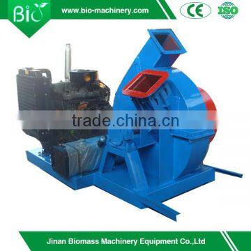 Diesel biomass wood chipper for wood log