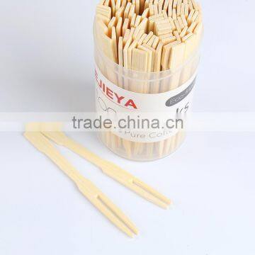 Disposable eco-friendly natural bamboo fruit forks