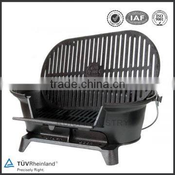 China manufacturer casting cookware cast iron charcoal grill