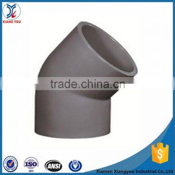 Made in China pvc elbow 45 dedree